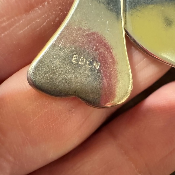 Eden Hand Arts from Cape Cod Fish Pendant and necklace. Sterling silver stamped - Picture 2 of 4